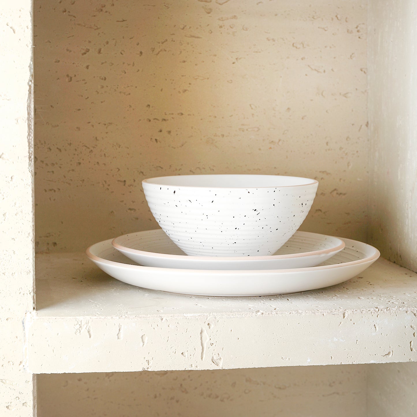 Lauren Stoneware Dinnerware Set - Off White