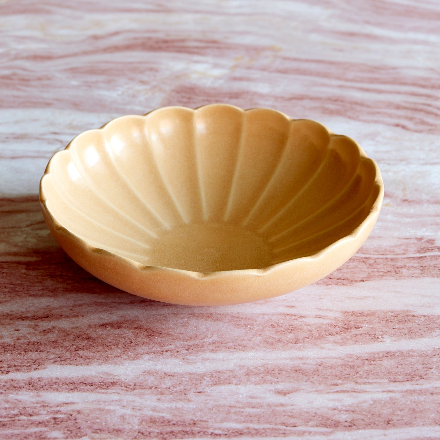 Dhalia Stoneware  Pasta Bowl - Camel