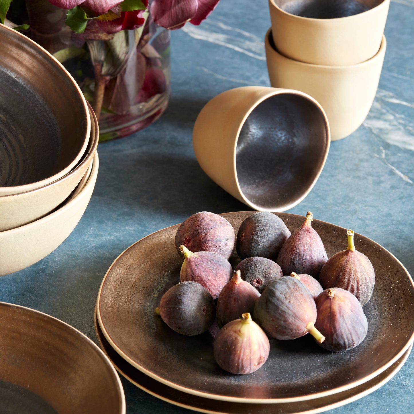 Akita Stoneware Dinnerware Set - Copper