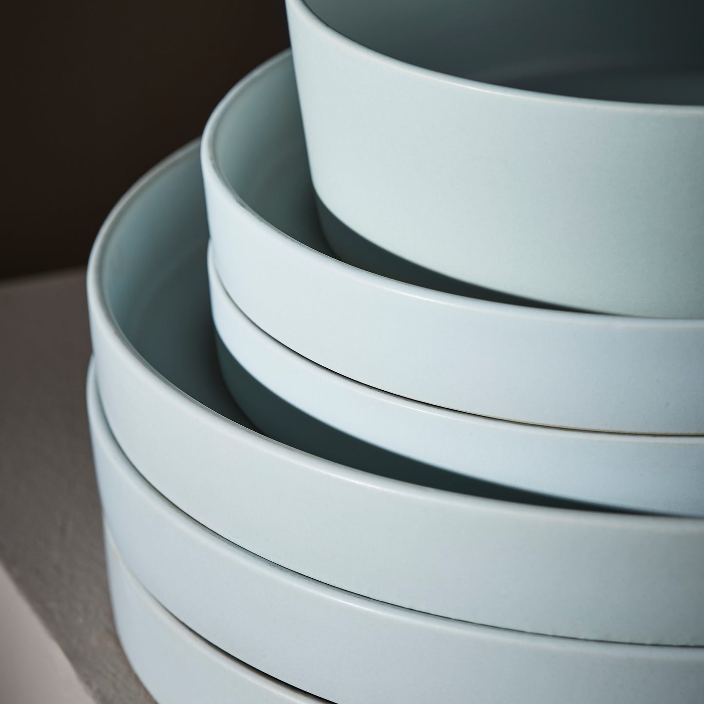 Modan Stoneware Dinnerware Set - Blue-Grey
