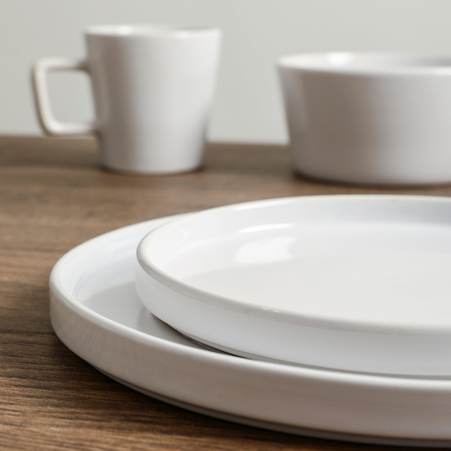 Celina Stoneware Dinnerware Set - White