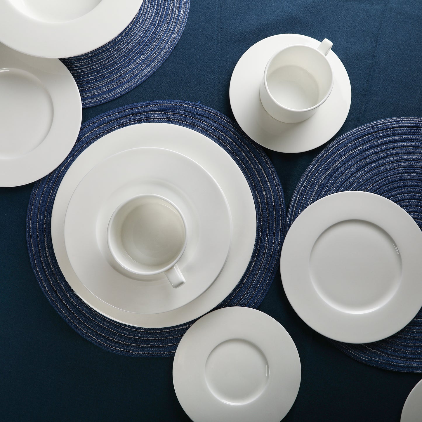 Sylvie Bone China Dinnerware Set - White