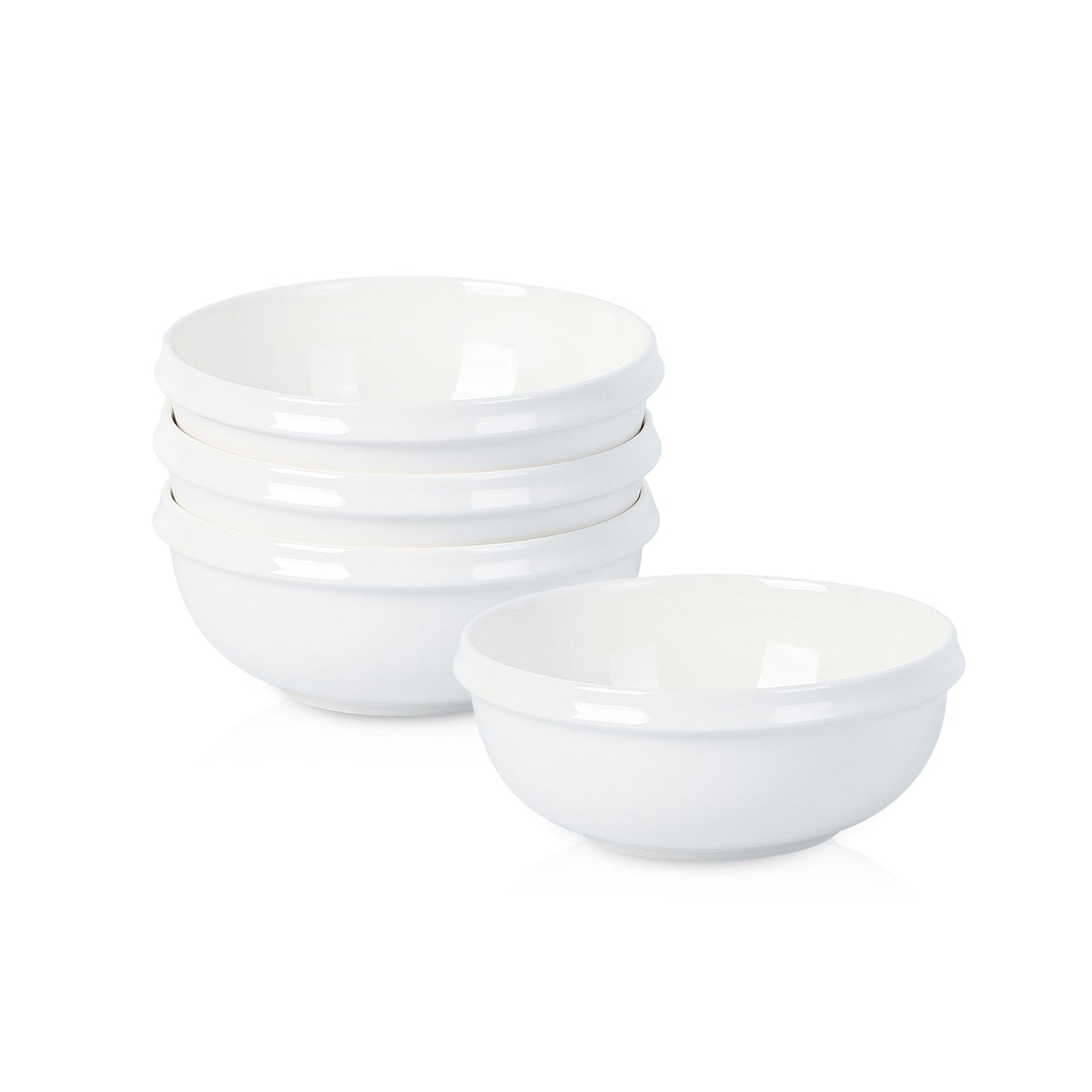 Verso Porcelain Bowl - White