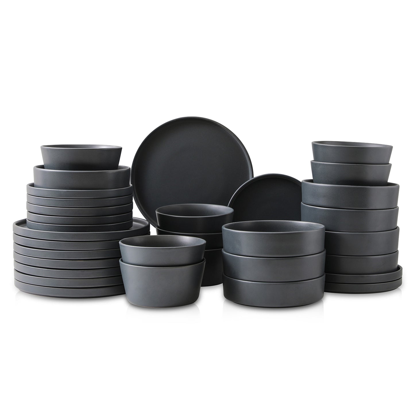 Celina Stoneware Dinnerware Set, Cereal and 7-inch Pasta Bowls