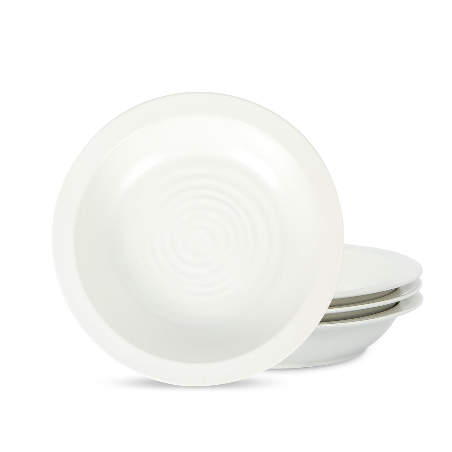 Orbit Stoneware  Pasta Bowl - White