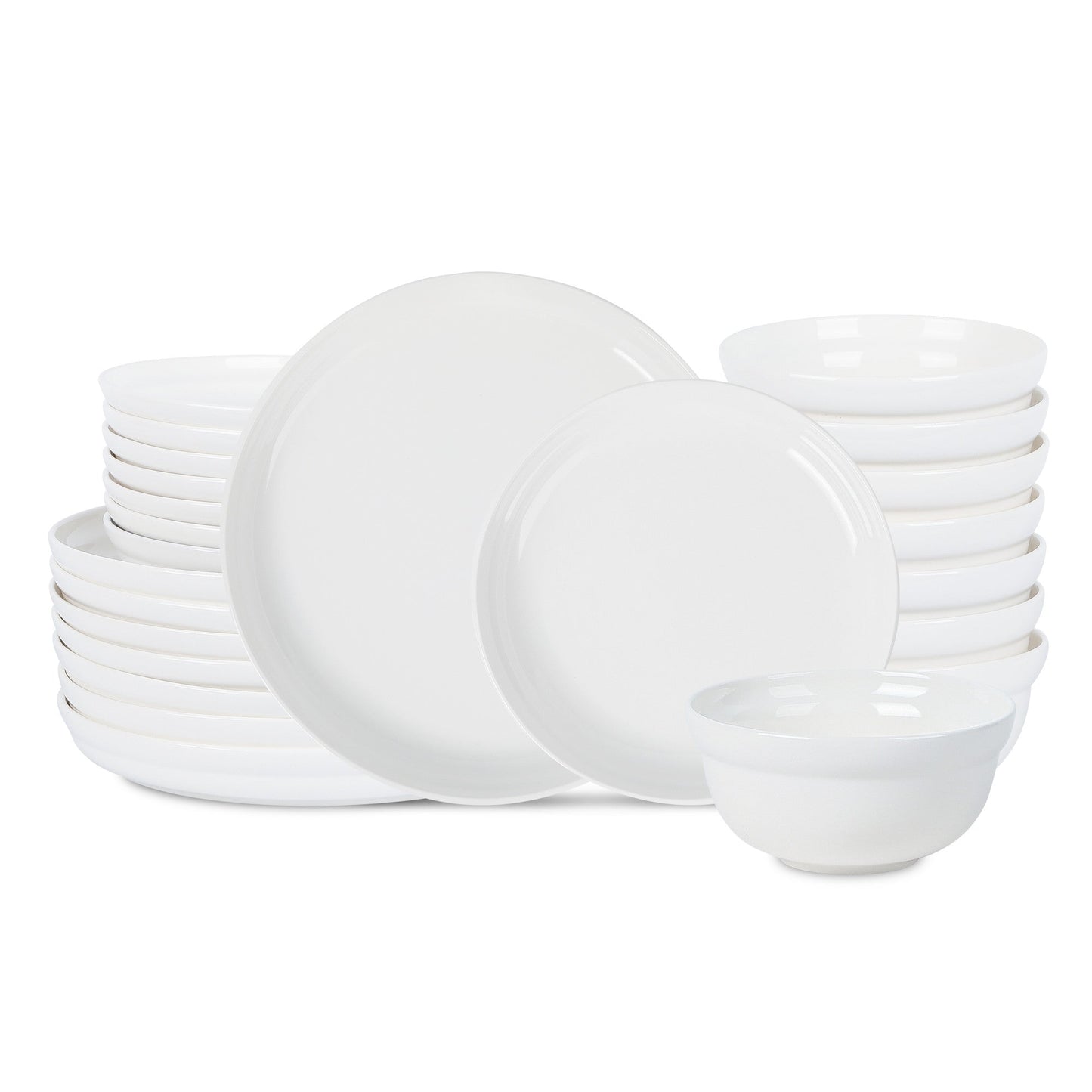 Virtuo Porcelain Dinnerware Set - White