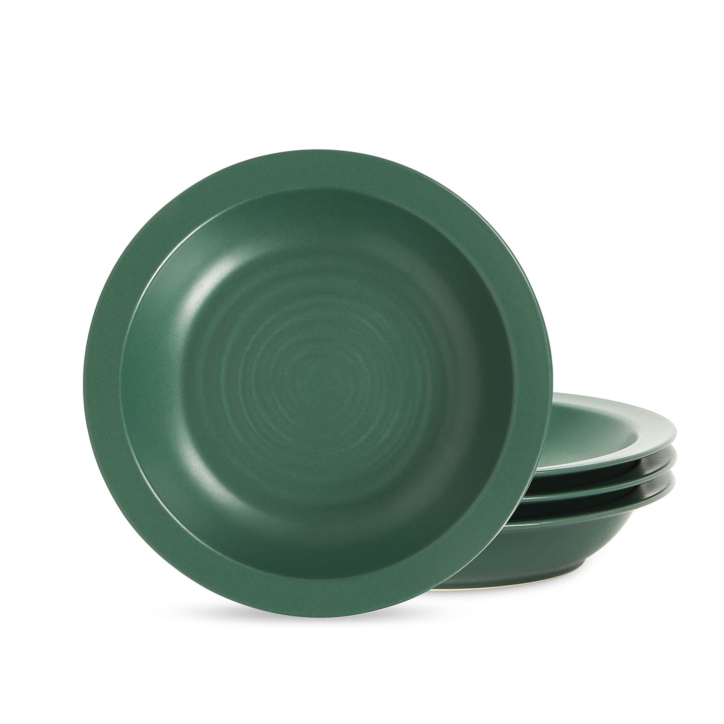 Orbit Stoneware  Pasta Bowl - Green