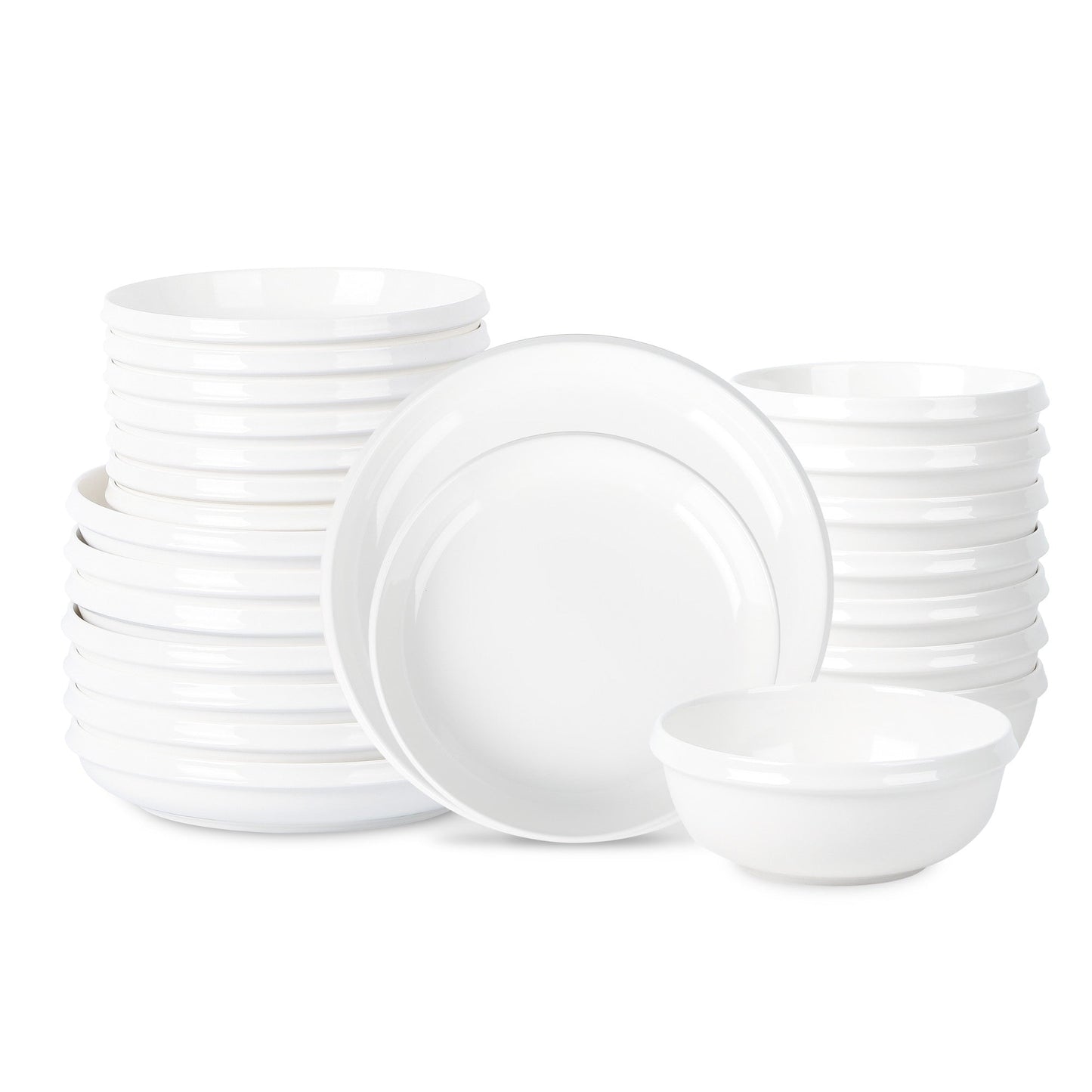 Verso Porcelain Dinnerware Set - White