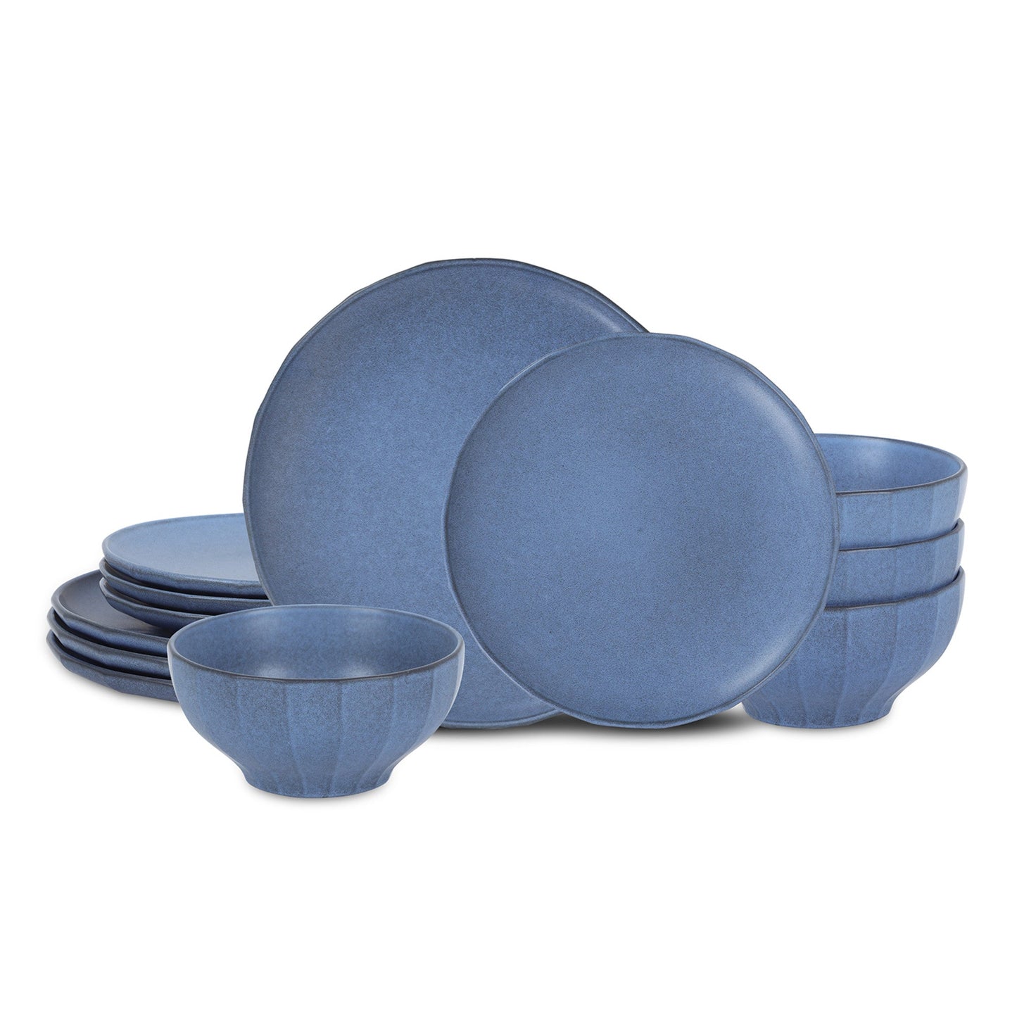 Rio Stoneware Dinnerware Set - Blue