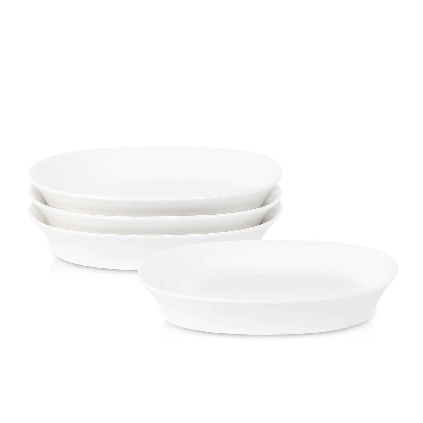 Quadro Porcelain  Pasta Bowl - White