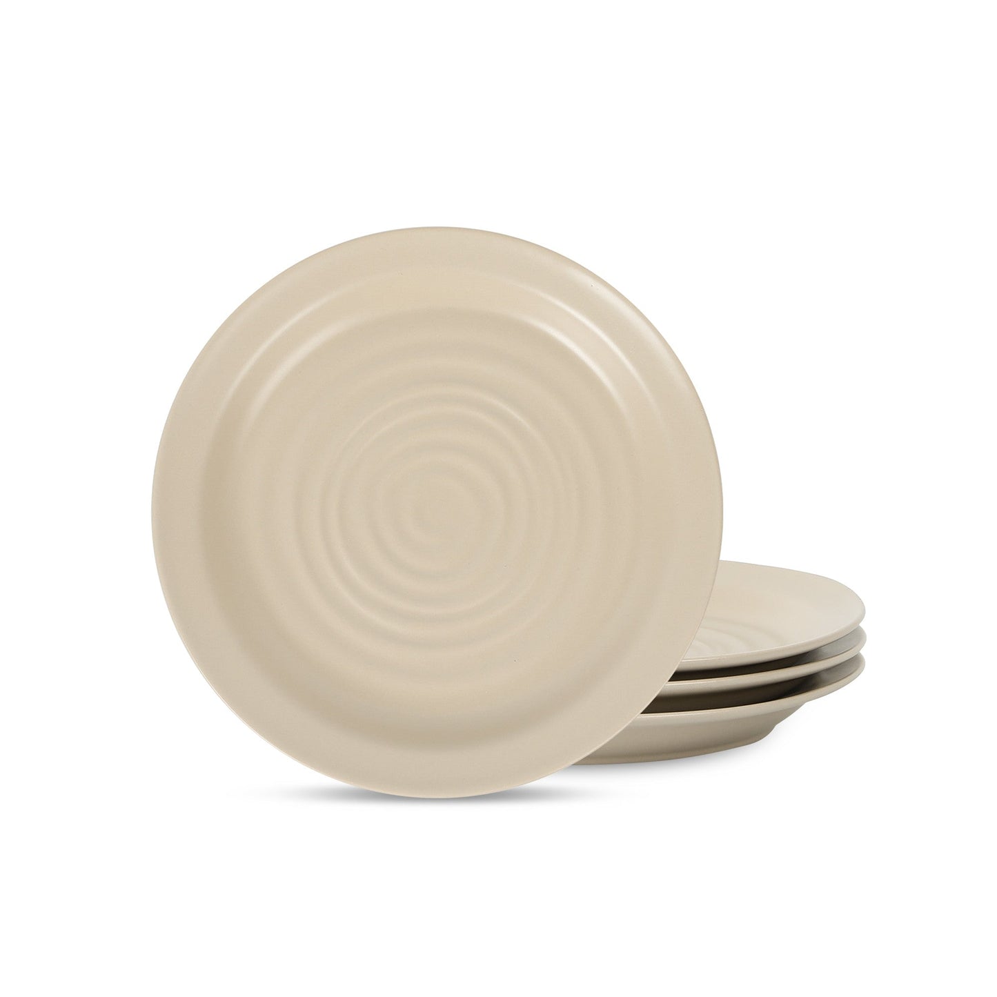 Orbit Stoneware Salad Plate - Beige