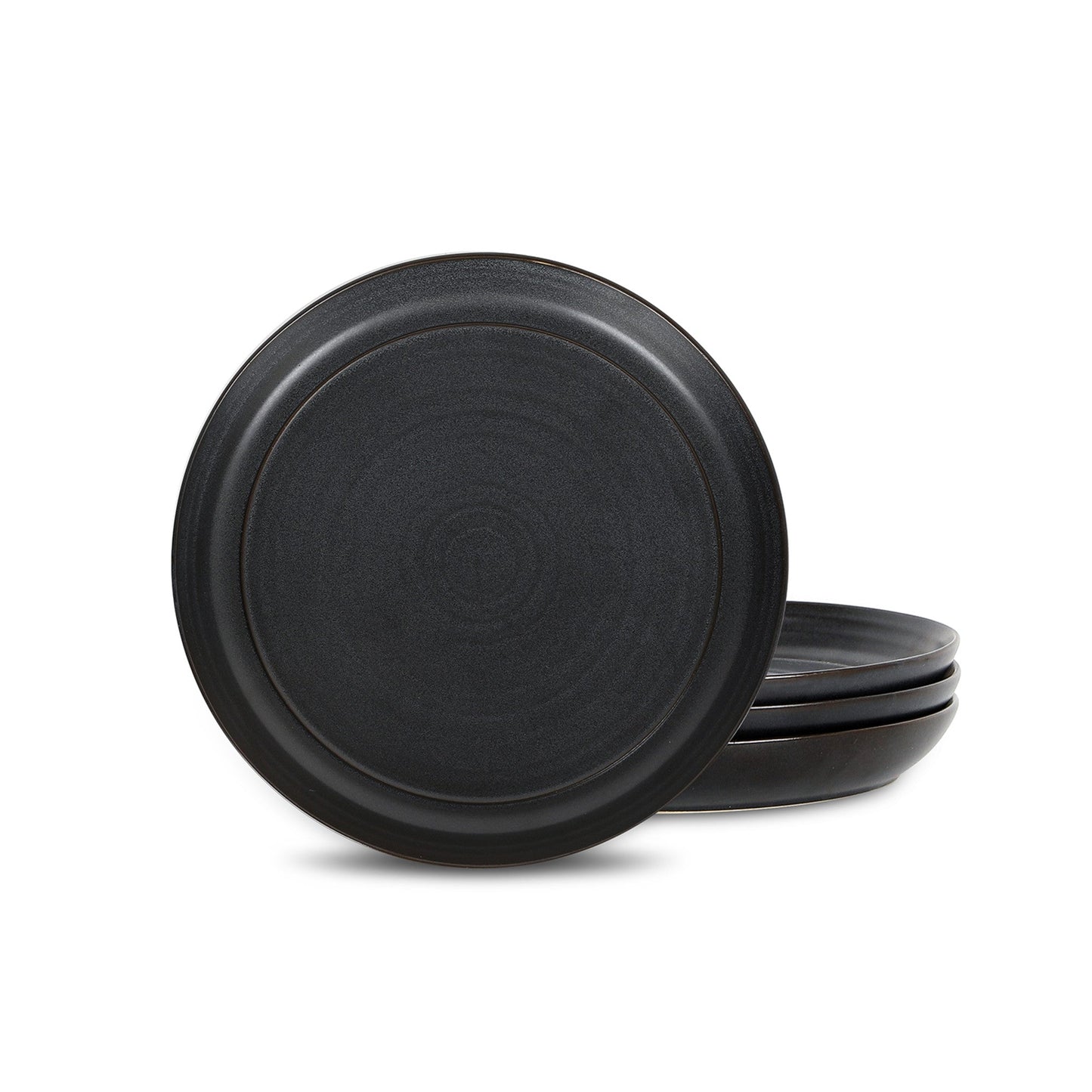 Elio Stoneware Salad Plate - Black