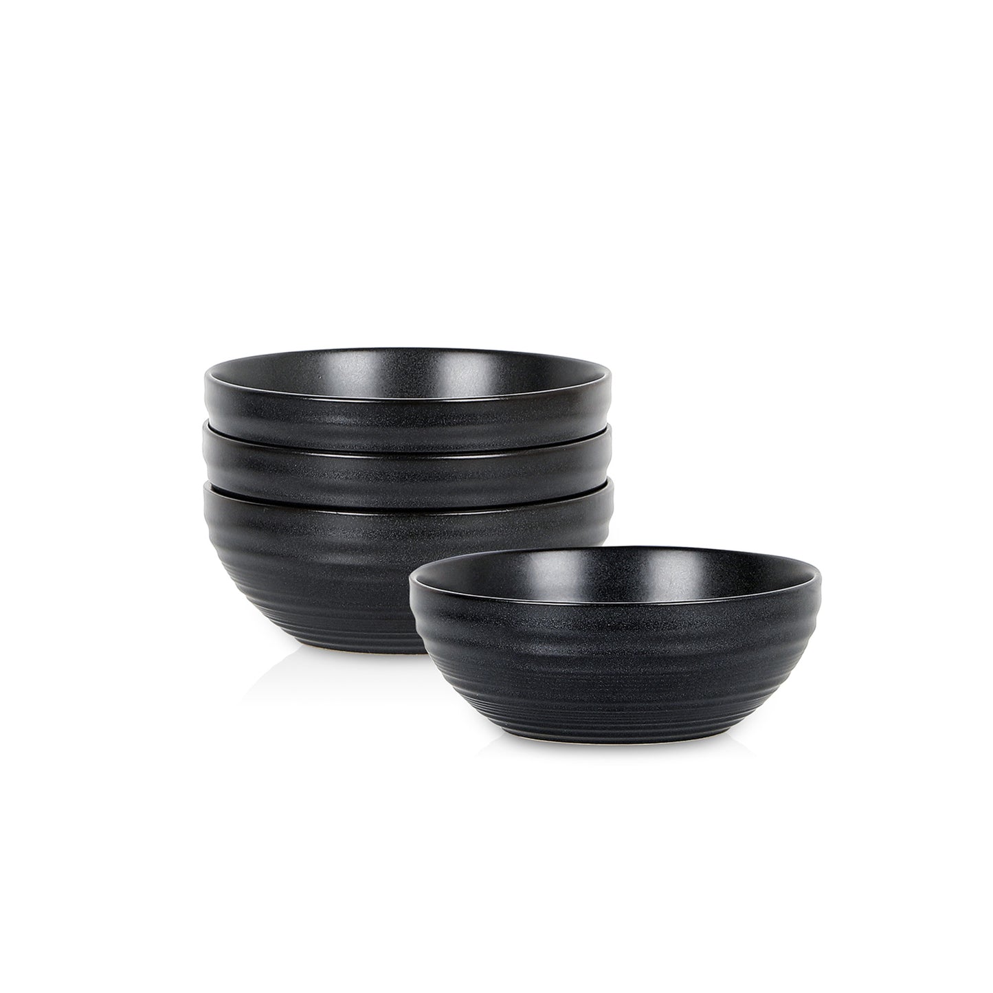 Elio Stoneware Bowl - Black