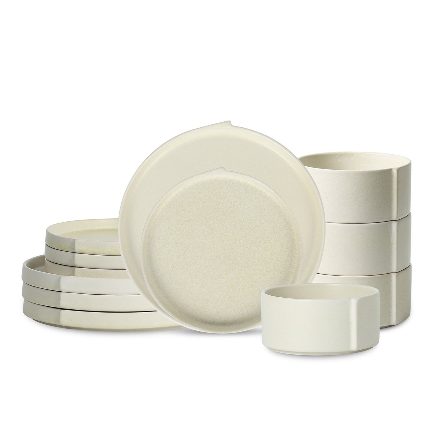 Bao Stoneware Dinnerware Set - Beige