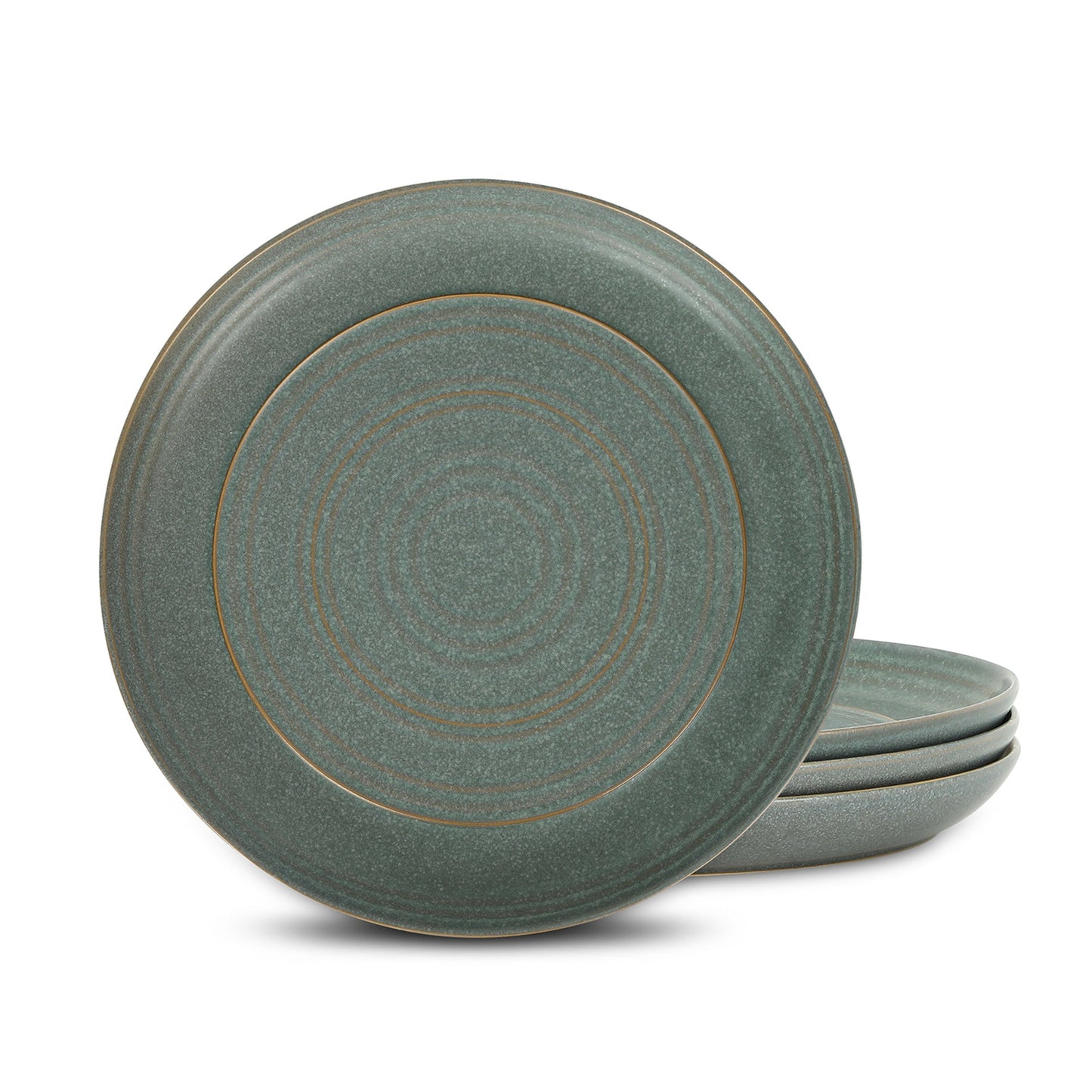 Elio Stoneware Dinner Plate - Green