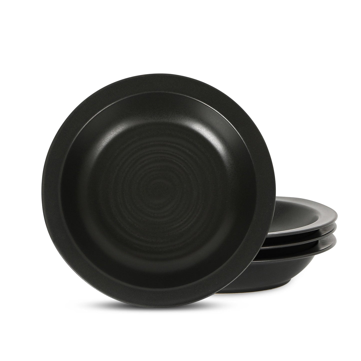 Orbit Stoneware  Pasta Bowl - Charcoal