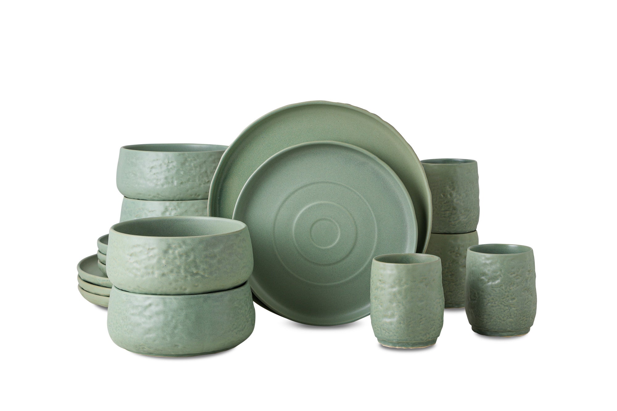 Sage shop green dinnerware