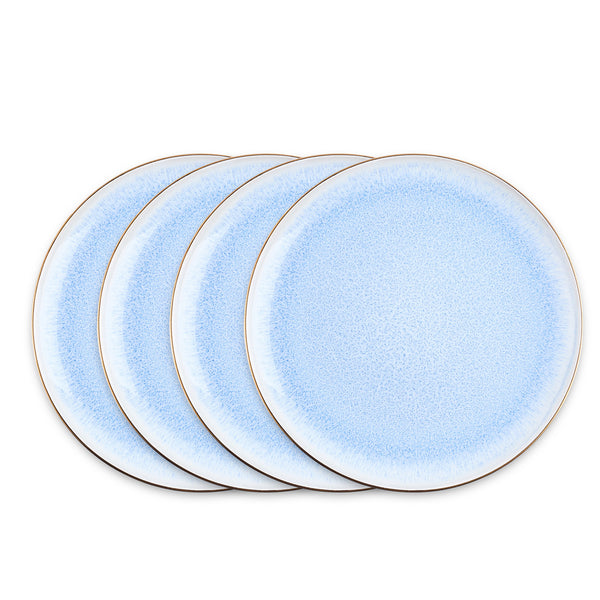 HAPPY KIT Ceramic Dinner Plates of 6, Vintage Blue Salad Plates of 6  Dessert Plates Porcelain Dinnerware Set 8in for Salad Pasta Appetizer -  Dishwasher and Microwave Safe : : Everything Else